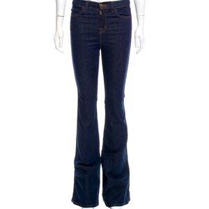 JBRAND mid rise wide leg flare Jean - EUC